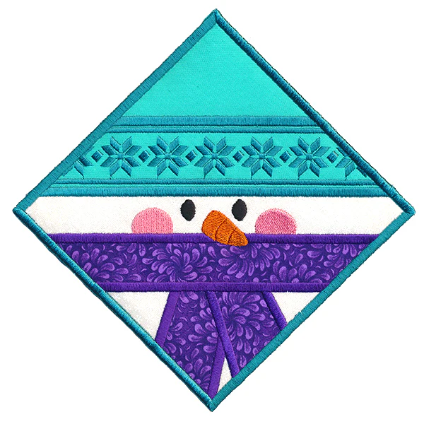 Snowman Trivet Ornament (In-the-Hoop) - Image 5