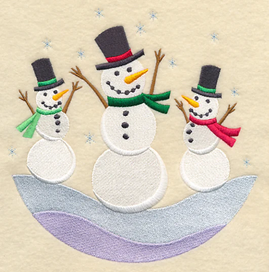 Snowmen Friends Scene - Image 2