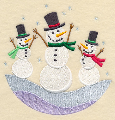 Snowmen Friends Scene - Image 3