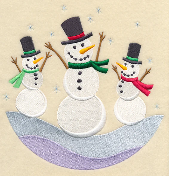 Snowmen Friends Scene - Image 6