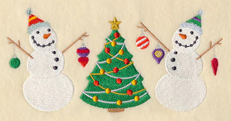 Snowmen Trim the Christmas Tree - Image 5