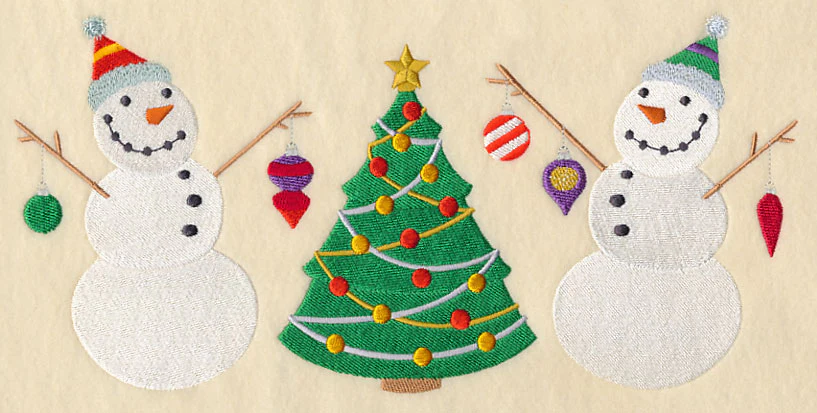Snowmen Trim the Christmas Tree - Image 6