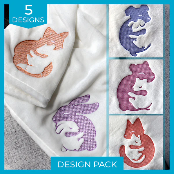 Snuggle Buddies (Embossed) Design Pack - Image 17