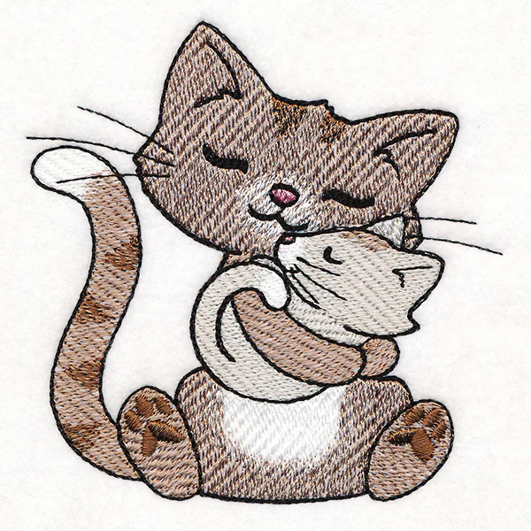 Snuggling Cats - Image 3