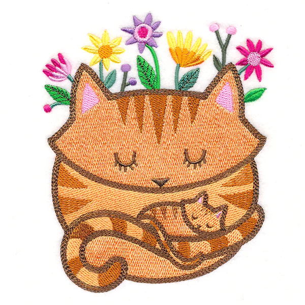 Snuggling Woodland Cats - Image 2