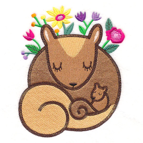 Snuggling Woodland Squirrels - Image 2