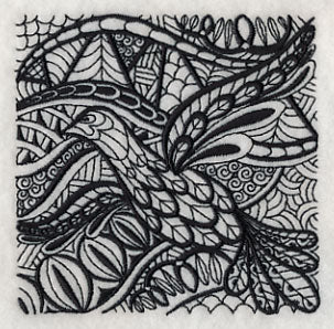 Soaring Elegance (Blackwork) - Image 5