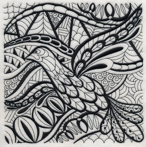 Soaring Elegance (Blackwork) - Image 6