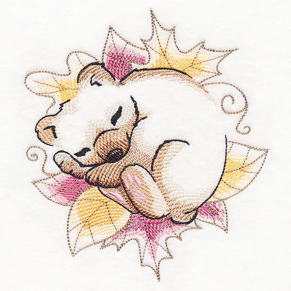 Soft Sleepy Autumn Bear - Image 3