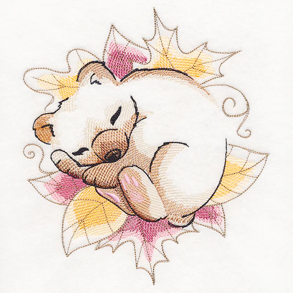 Soft Sleepy Autumn Bear - Image 6