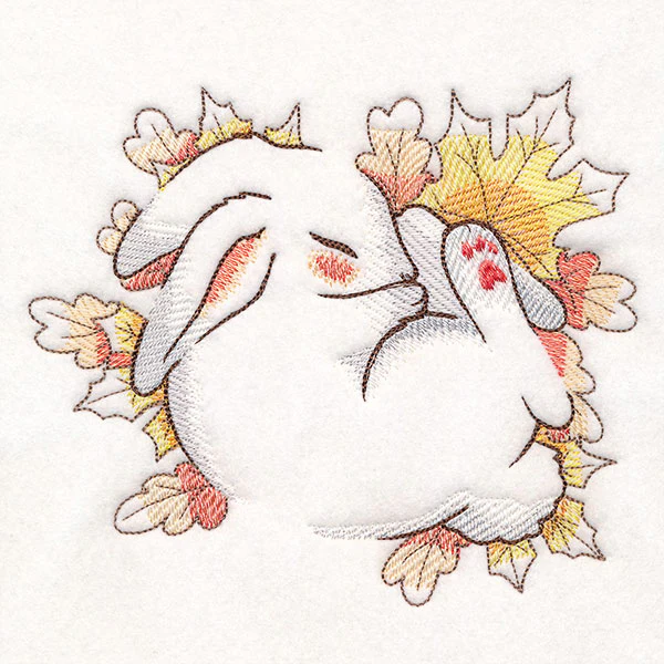 Soft Sleepy Autumn Bunny - Image 11