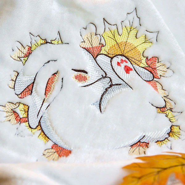 Soft Sleepy Autumn Bunny - Image 12