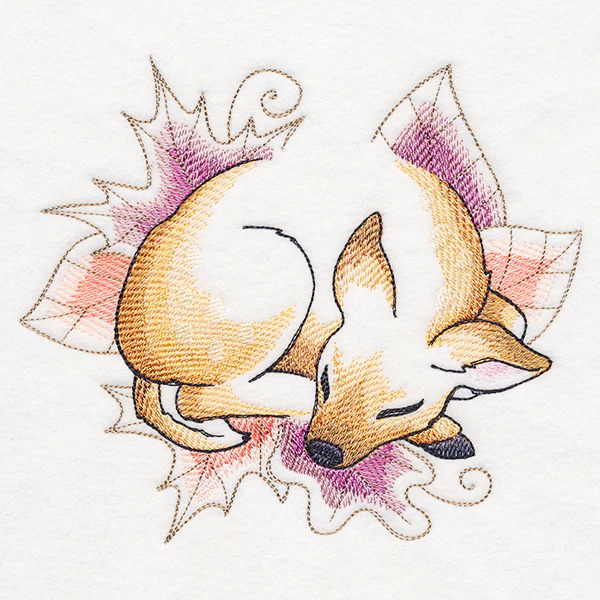 Soft Sleepy Autumn Deer - Image 2