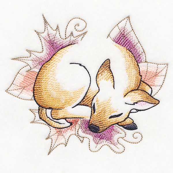 Soft Sleepy Autumn Deer - Image 3