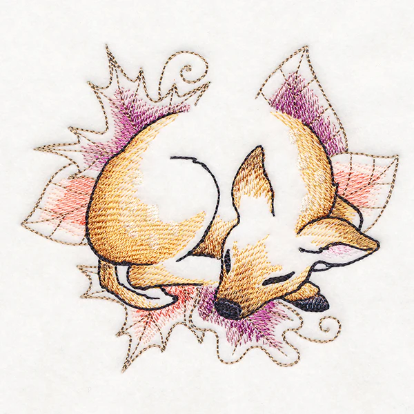 Soft Sleepy Autumn Deer - Image 4