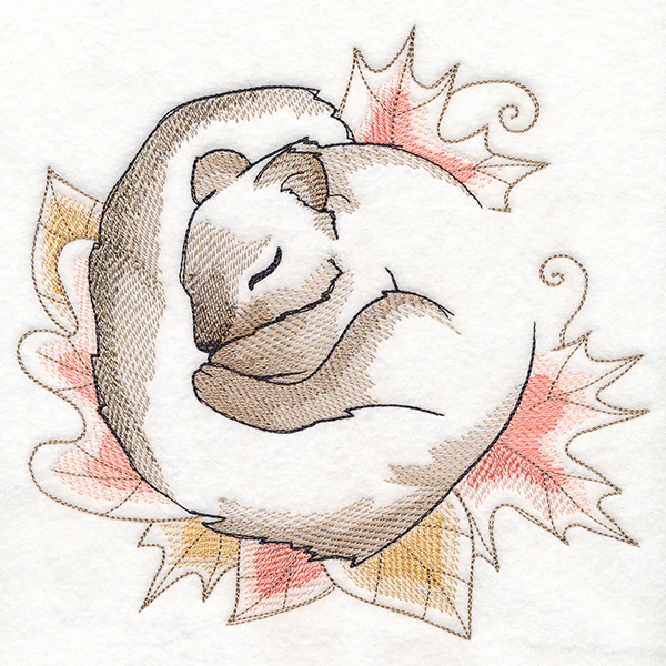 Soft Sleepy Autumn Squirrel - Image 6