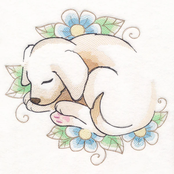 Soft Sleepy Puppy - Image 6