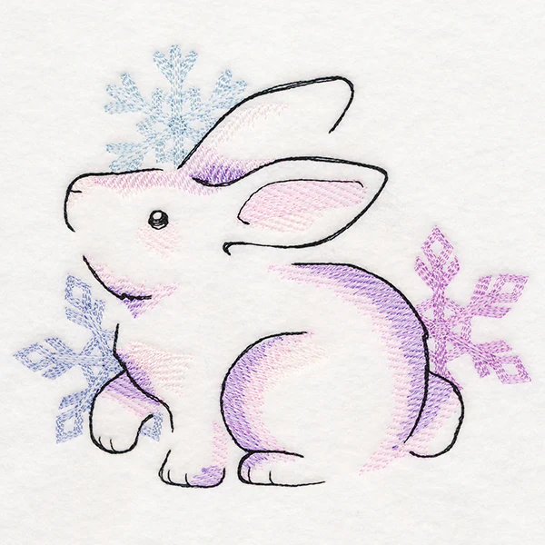 Soft Winter Bunny - Image 2