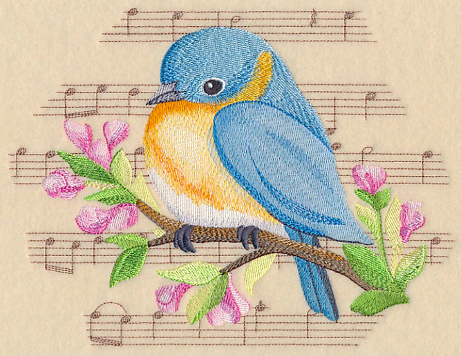 Songbird Bluebird in Watercolor - Image 8