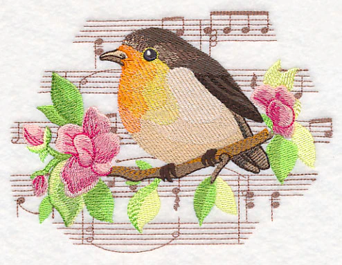 Songbird European Robin in Watercolor - Image 3