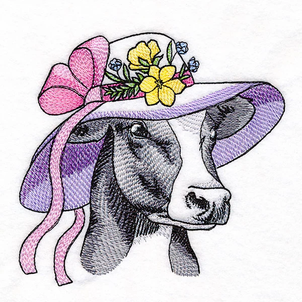 Southern Belle Sun Hat Cow - Image 3