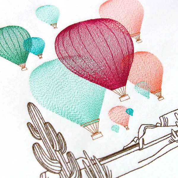 Southwest Hot Air Balloon Scene - Image 8