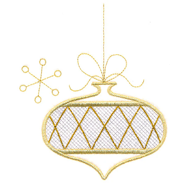 Sparkling and Fancy Ornament Accent