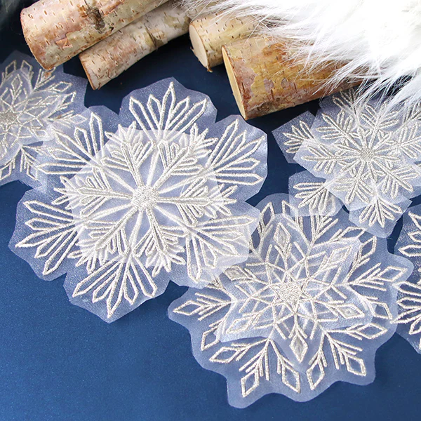 Sparkling Snowflake (Organza) - Image 11