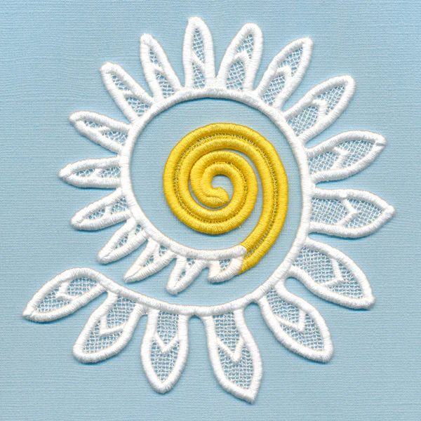 Spiral Daisy in 3D (Lace) - Image 2