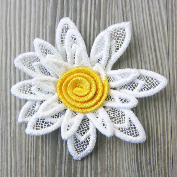 Spiral Daisy in 3D (Lace) - Image 3