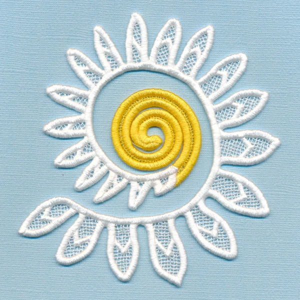 Spiral Daisy in 3D (Lace) - Image 4