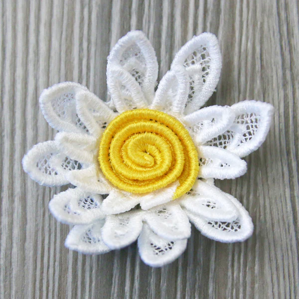 Spiral Daisy in 3D (Lace) - Image 5