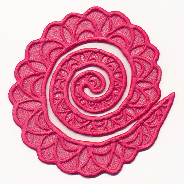 Spiral Flower in 3D (Lace) - Image 2
