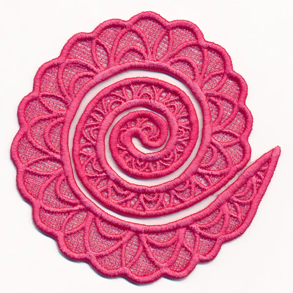 Spiral Flower in 3D (Lace) - Image 4