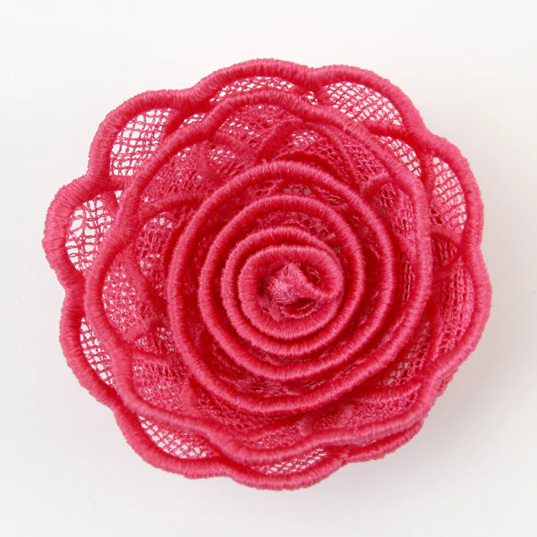 Spiral Flower in 3D (Lace) - Image 9