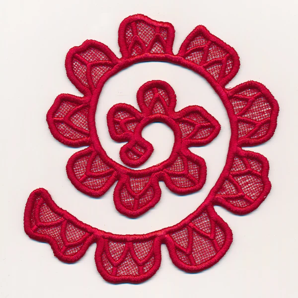 Spiral Rose in 3D (Lace) - Image 2