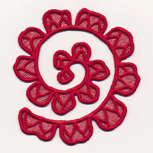 Spiral Rose in 3D (Lace) - Image 4