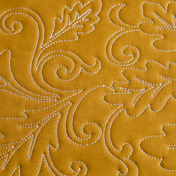 Spiraling Oak Leaves (Edge-to-Edge Quilting) - Image 2