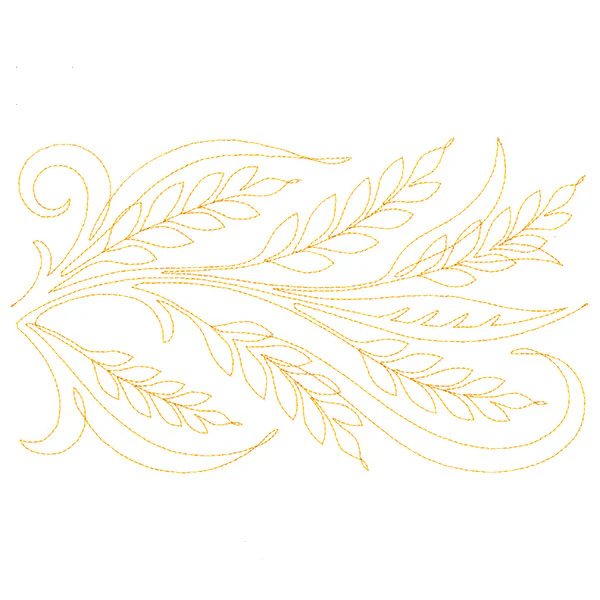 Spiraling Wheat (Edge-to-Edge Quilting) - Image 2