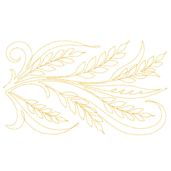Spiraling Wheat (Edge-to-Edge Quilting) - Image 3