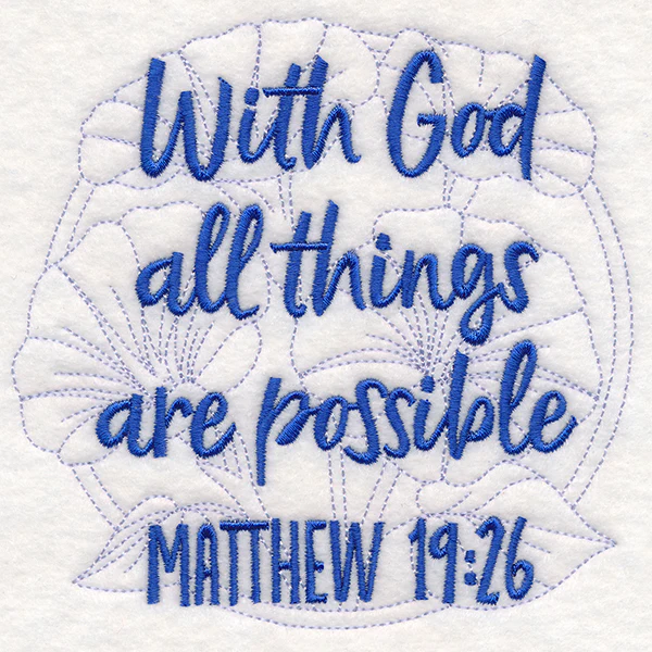 Spirited Sayings - All Things Are Possible with Morning Glories - Image 4