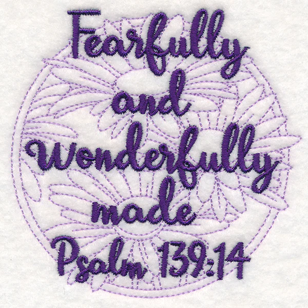 Spirited Sayings - Wonderfully Made With Daisies - Image 5