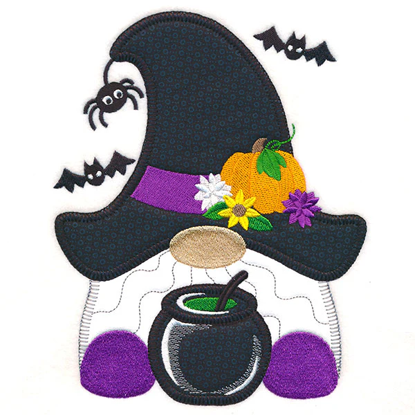 Spooky Halloween Gnome (Heirloom Applique) - Image 2