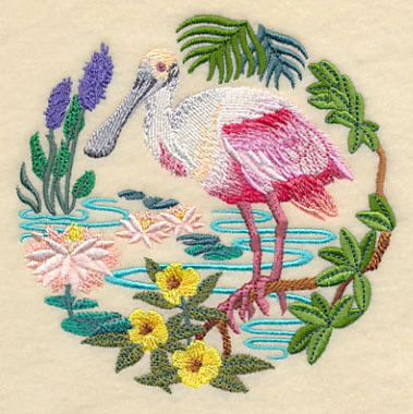 Spoonbill Scene - Image 5