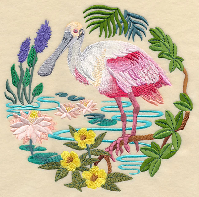 Spoonbill Scene - Image 6