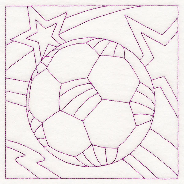 Sports Quilting - Soccer (Double Run) - Image 3