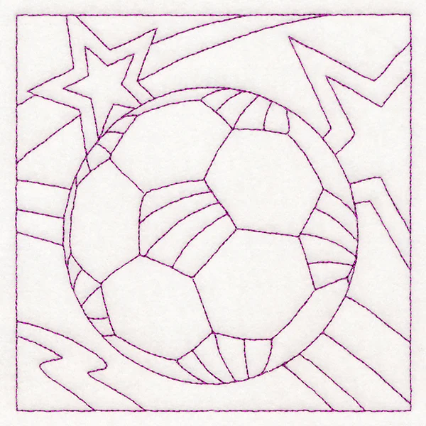 Sports Quilting - Soccer (Double Run) - Image 4