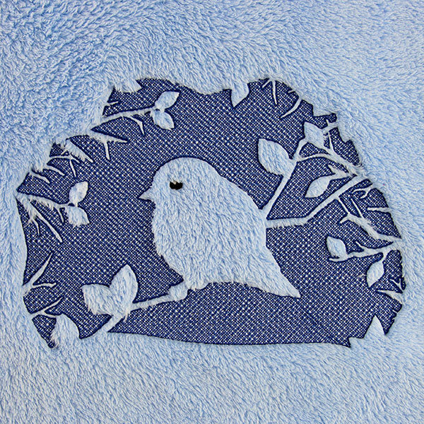 Spring Bird Silhouette (Embossed) - Image 2