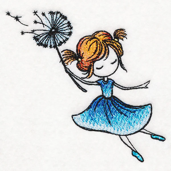 Spring Breeze Beauty with Dandelion - Image 3