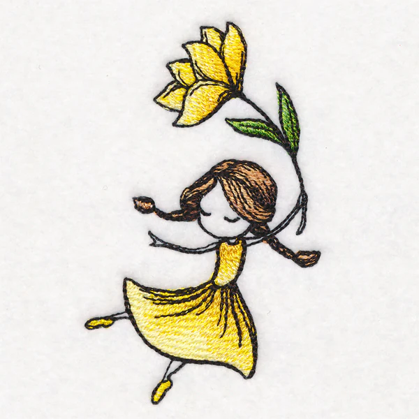 Spring Breeze Beauty with Flower - Image 3